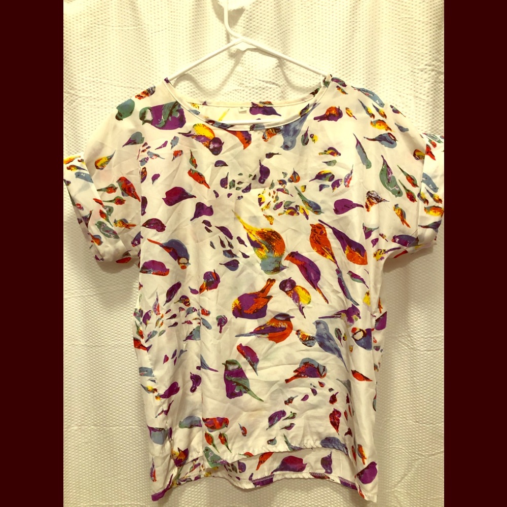 Cute layering silky tee
